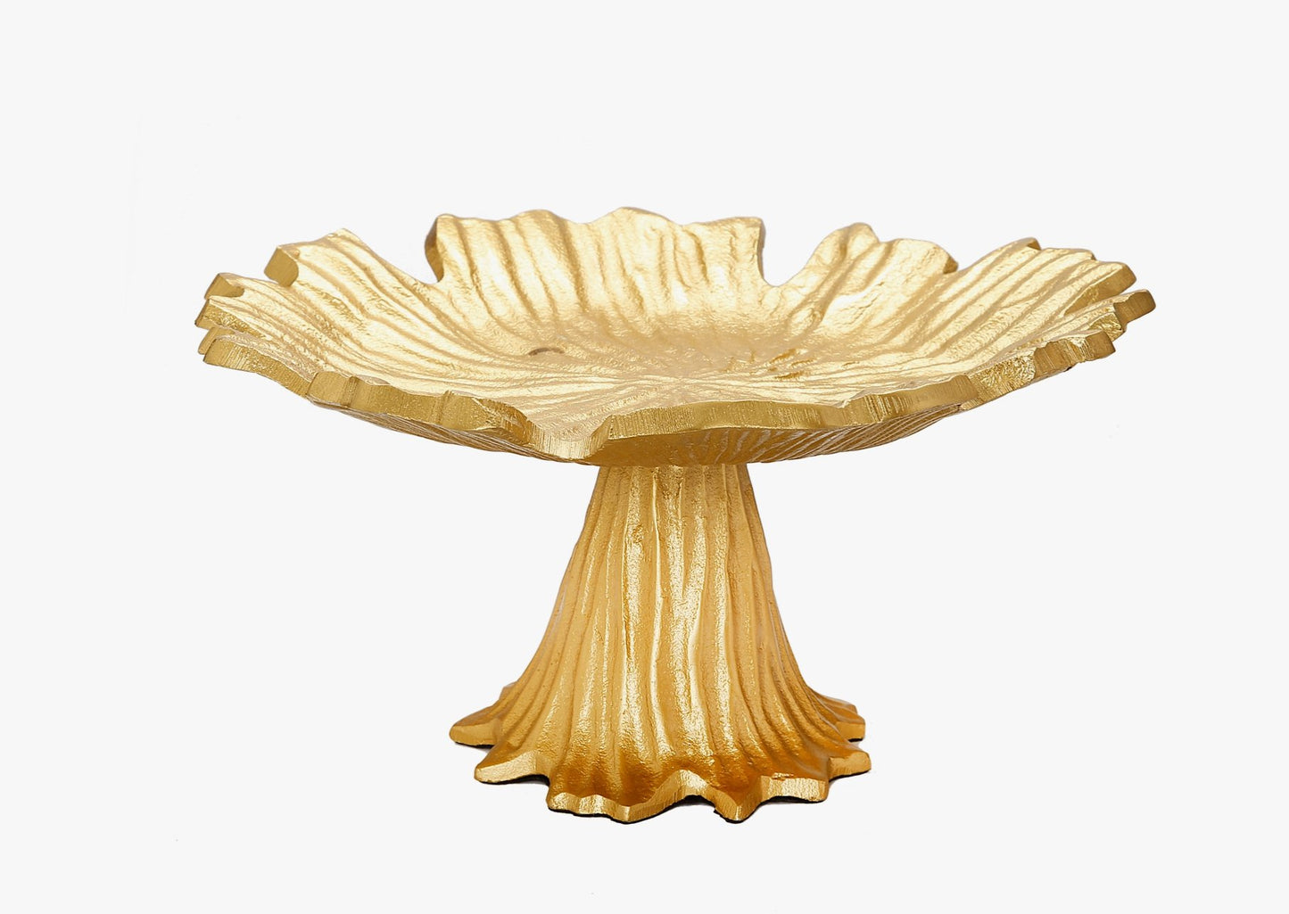 Gold Flower Cake Stand - Peak Home Decor